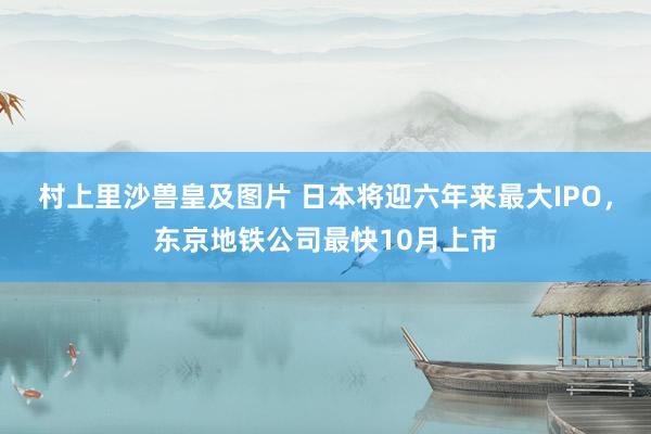村上里沙兽皇及图片 日本将迎六年来最大IPO，东京地铁公司最快10月上市