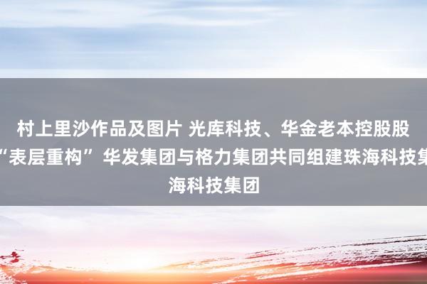村上里沙作品及图片 光库科技、华金老本控股股东“表层重构” 华发集团与格力集团共同组建珠海科技集团