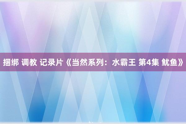 捆绑 调教 记录片《当然系列：水霸王 第4集 鱿鱼》